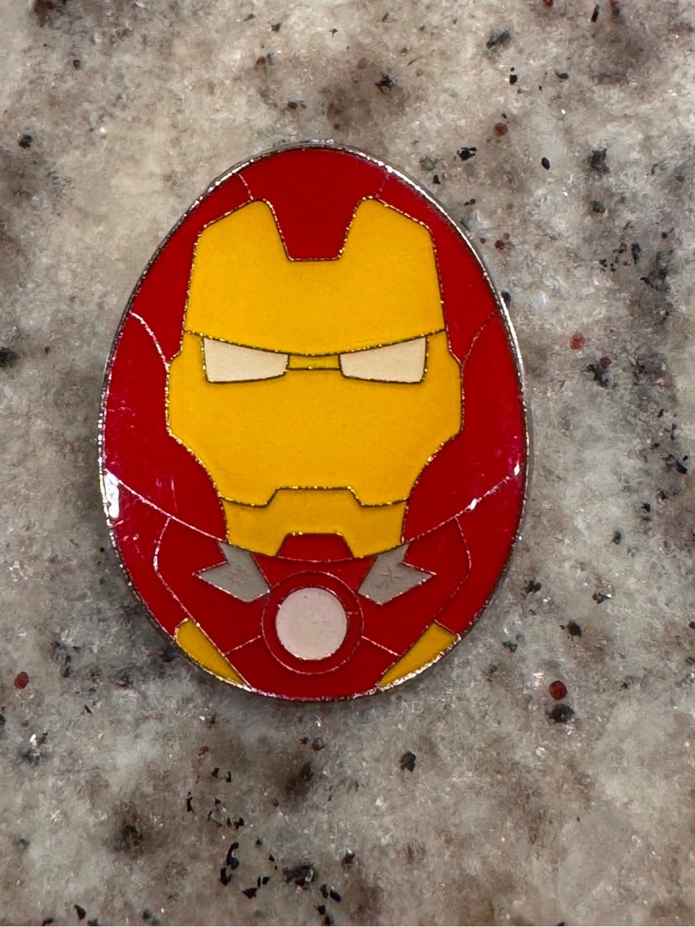 Iron Man Enamel Pin - Red & Yellow